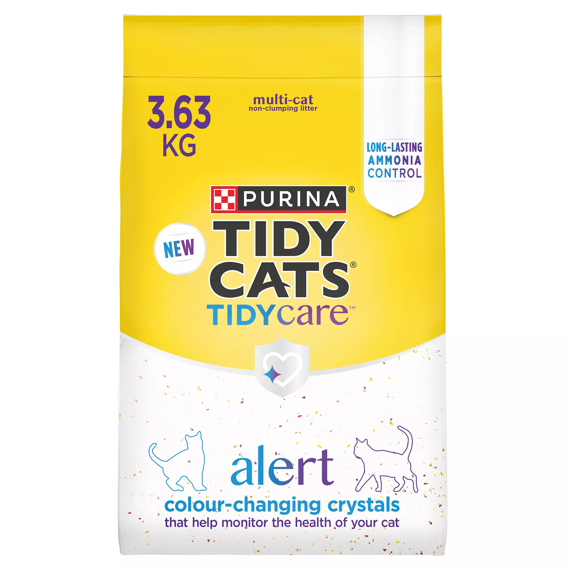 Tidy Cats Tidy Care Alert Non-Clumping Cat Litter, 3.63 kg