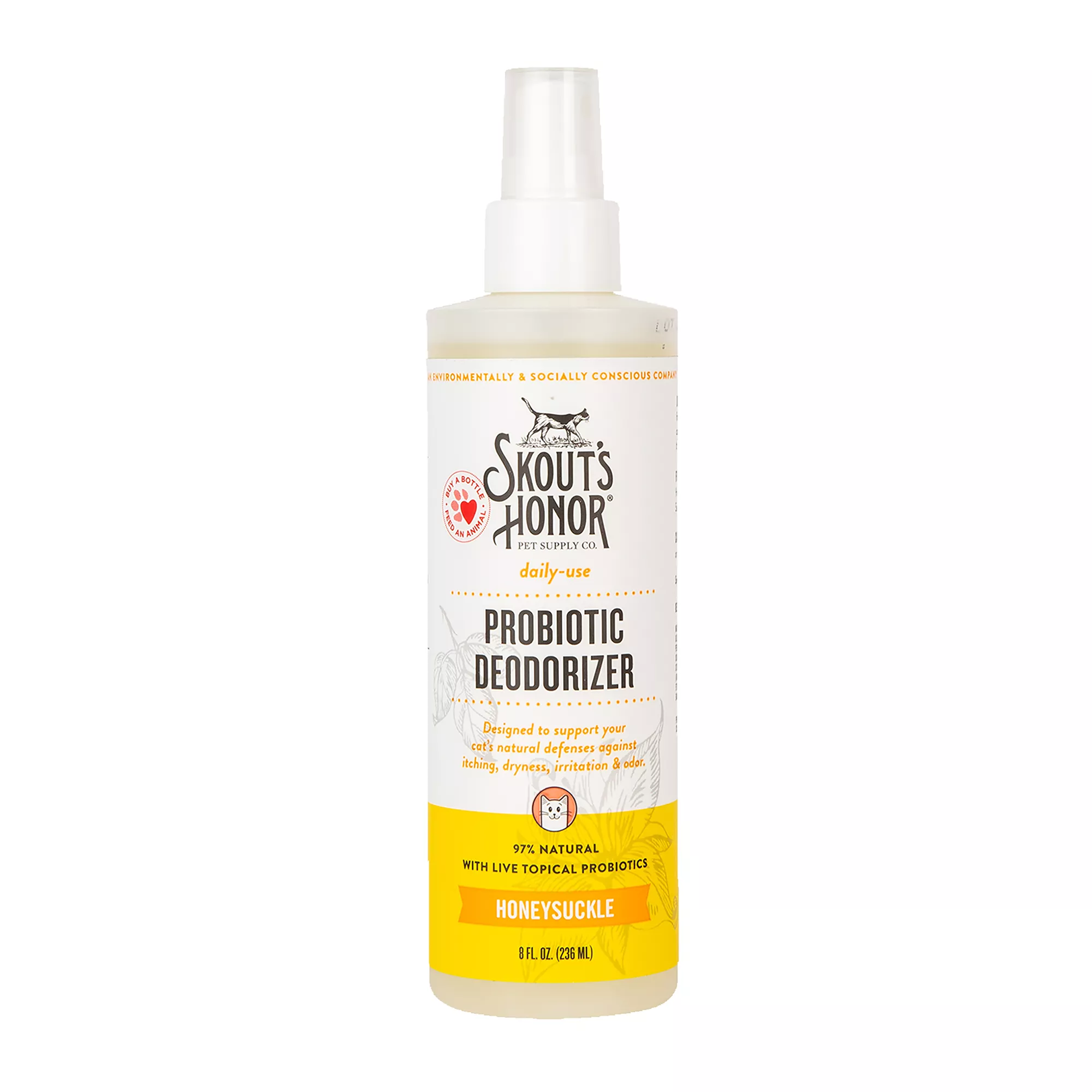 Skout's Honor® Pet Supply Company Probiotic Daily Use Honeysuckle Deodorizer
