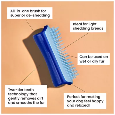 Pet Teezer De Shedding Dog Grooming Brush Small