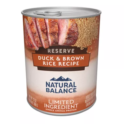 Product Natural Balance Limited Ingredient Reserve Adult Wet Dog Food - Duck & Brown Rice, 13 oz