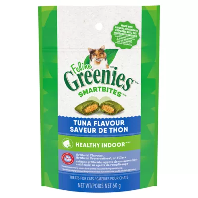 Product Greenies Feline SmartBites Indoor Dental Care Adult Cat Treats - Tuna