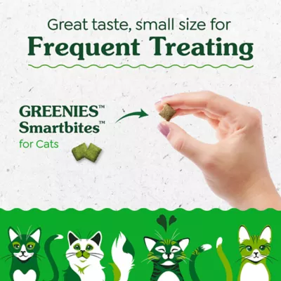 Product Greenies Feline SmartBites Indoor Dental Care Adult Cat Treats - Tuna