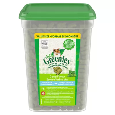 Product Greenies Feline Dental Adult Cat Treats - Catnip