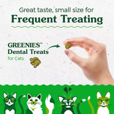 Product Greenies Feline Dental Adult Cat Treats - Catnip