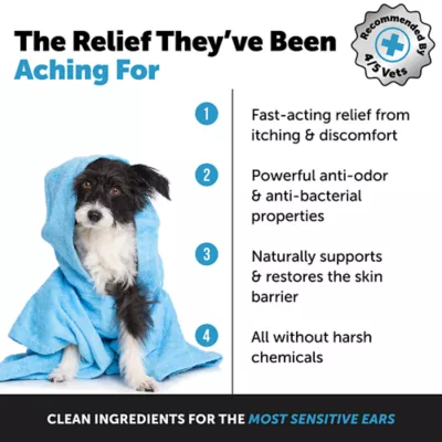 Product Pet Honesty Restore + Soothe Dog and Cat Ear Cleaner