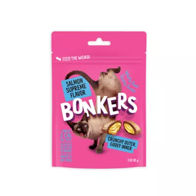 Product Bonkers Crunchy Cat Treats - Salmon Supreme Flavor