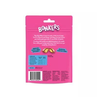 Product Bonkers Crunchy Cat Treats - Salmon Supreme Flavor