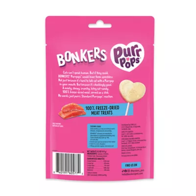 Product Bonkers Purr Pops Lickable Cat Treats - Lip Smackin' Salmon