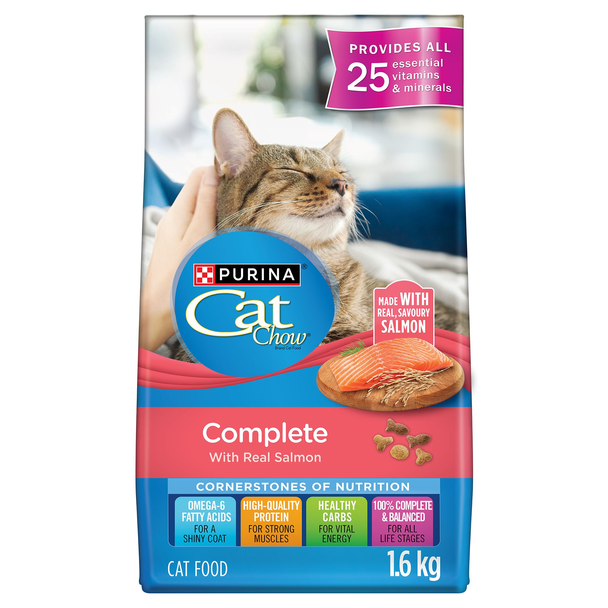 Purina Cat Chow Complete Nutrition Adult Cat Food Salmon