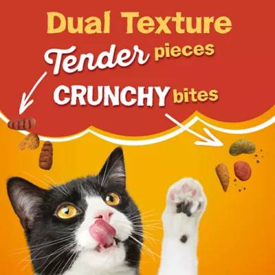 Product Purina Friskies Grillers Meaty Tenders and Crunchy Bites Dry Cat Food - Chicken, Beef, Turkey