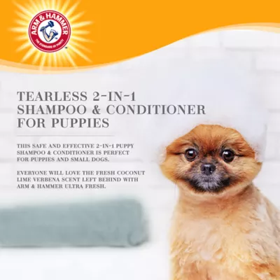 Arm & Hammer ™ 2-in-1 Tearless Puppy Shampoo & Conditioner - Coconut/Lime 16 oz - Image 4