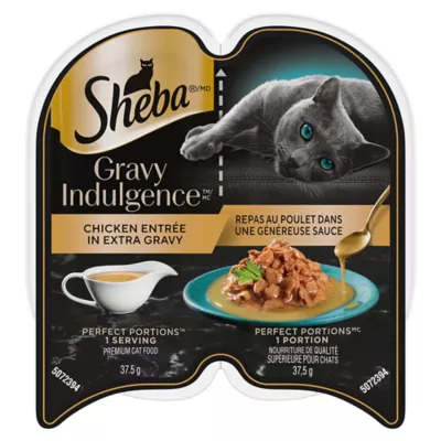 Product SHEBA Gravy Indulgence Perfect Portions Adult Wet Cat Food - Chicken