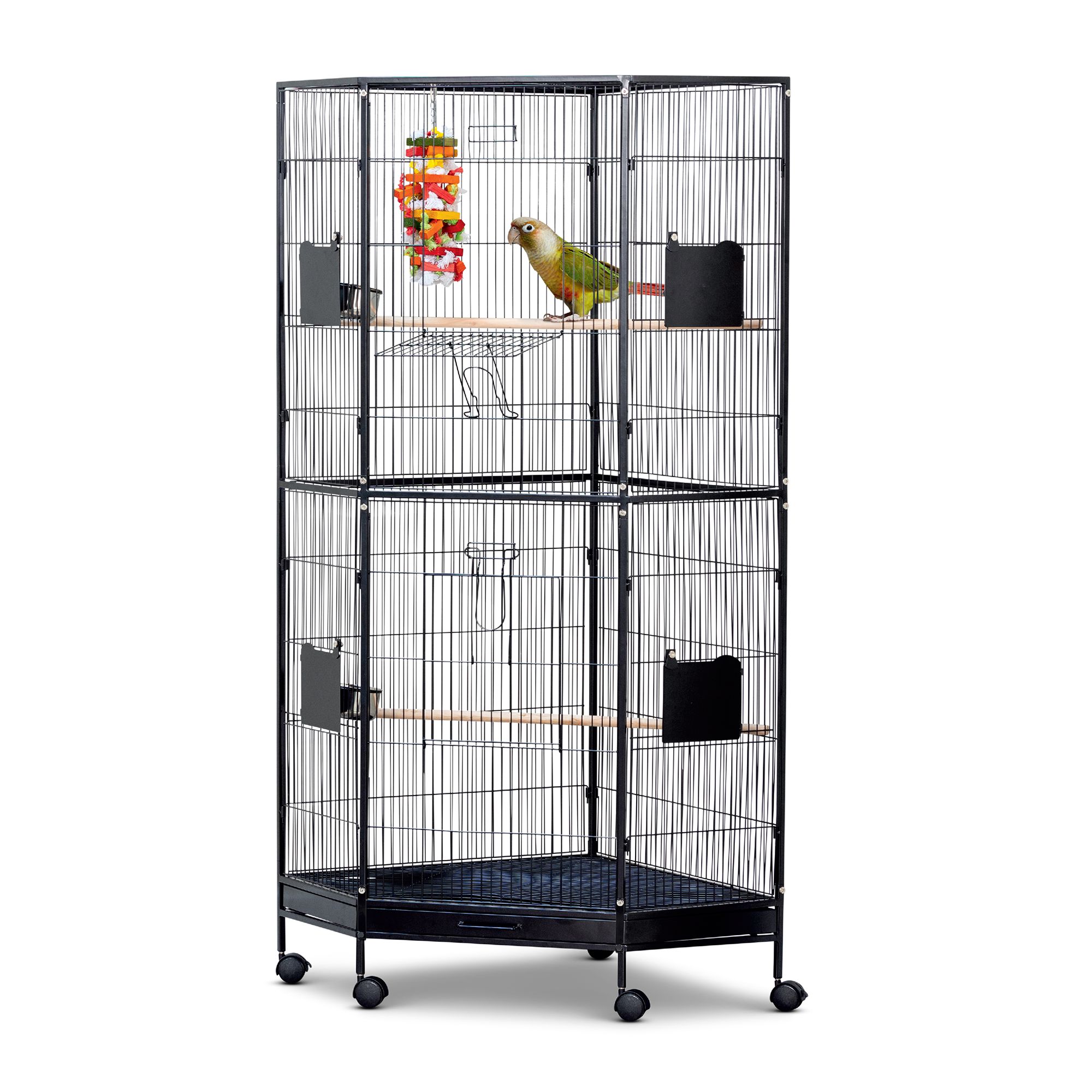 All Living Things Corner Home Bird Cage PetSmart