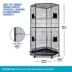 All Living Things® Corner Bird Cage image thumbnail 2