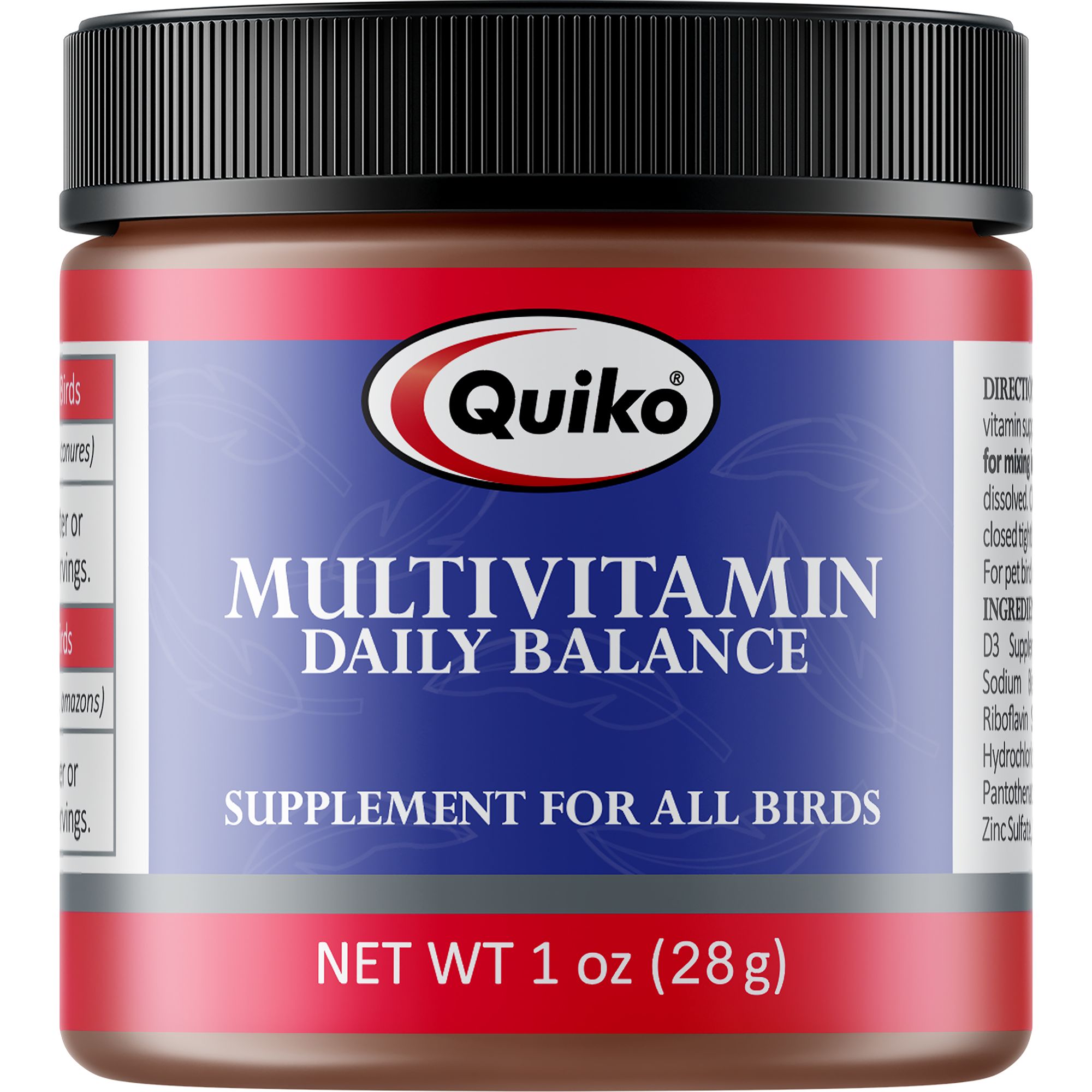 QUICKO Multivitamin Bird Supplement - Pet Bird Vitamin Supplement - thumbnail 3