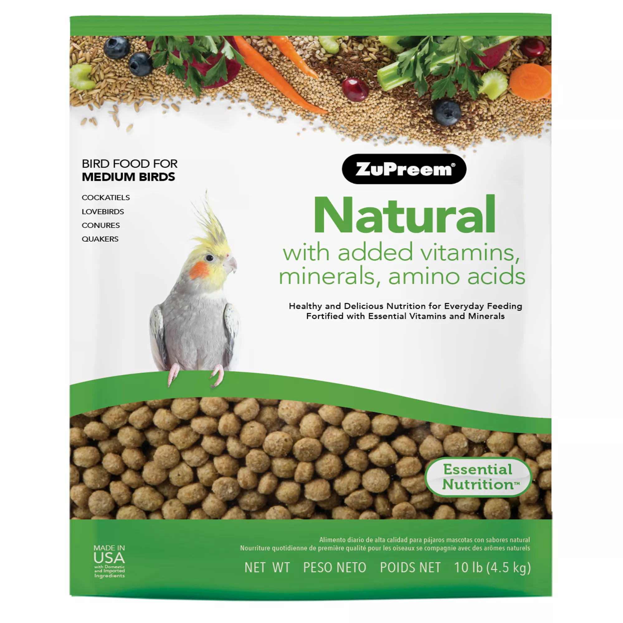 ZuPreem® Natural Conure Food