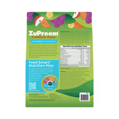 Product ZuPreem® FruitBlend Medium Bird Food