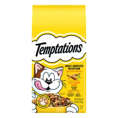 Product Temptations Adult Complete Nutrition Dry Cat Food - Tasty Chicken
