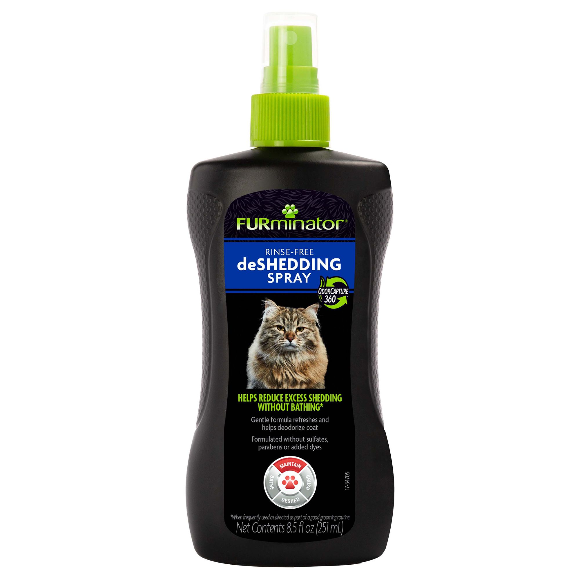 FURminator Rinse Free Deshedding Spray for Cats 8.5 fl oz