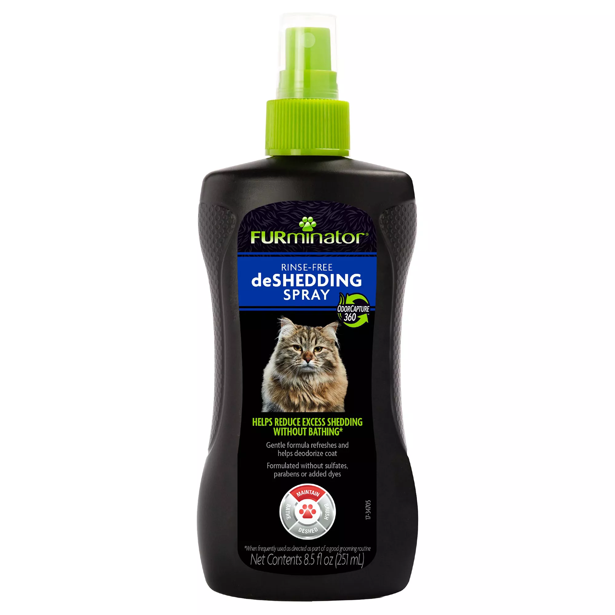 FURminator® Rinse-Free deShedding Spray for Cats