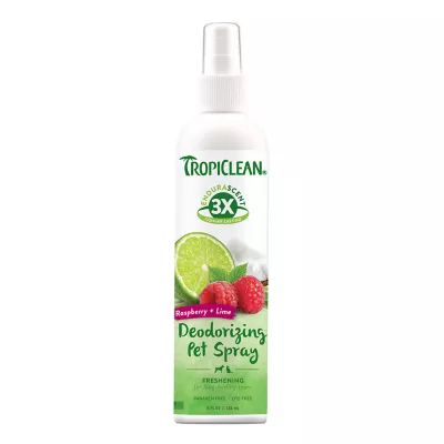 Product TropiClean® Raspberry & Lime Deodorizing Pet Spray