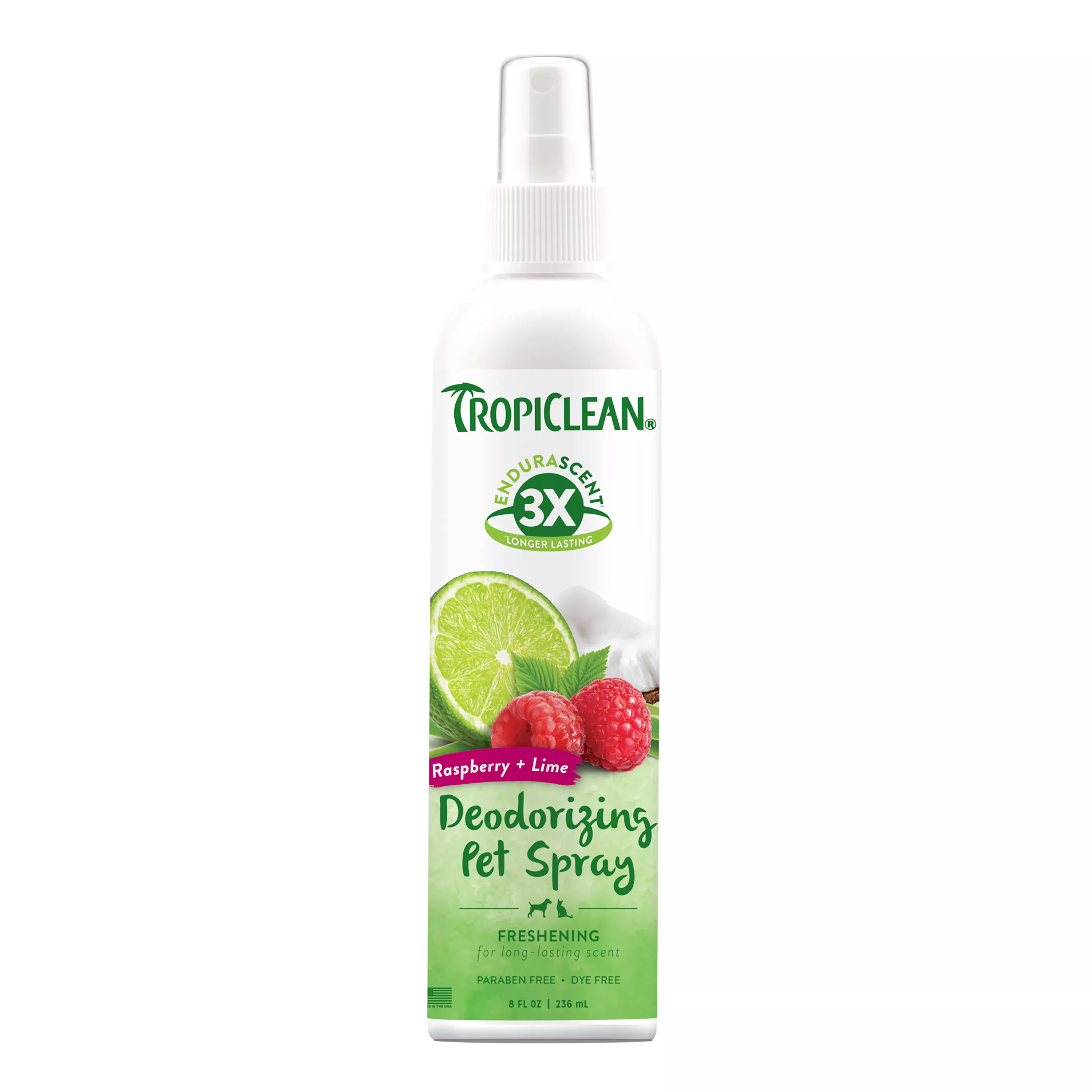 TropiClean® Raspberry & Lime Deodorizing Pet Spray