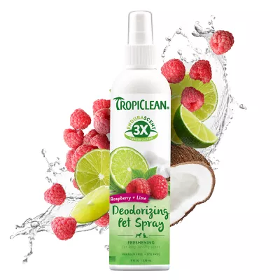 Product TropiClean® Raspberry & Lime Deodorizing Pet Spray