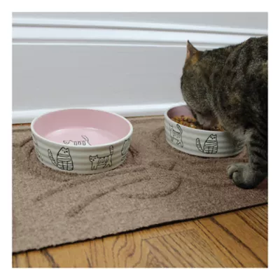 Product Bungalow Flooring Waterhog Kitty Face Pet Mat