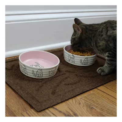 Product Bungalow Flooring Waterhog Kitty Face Pet Mat