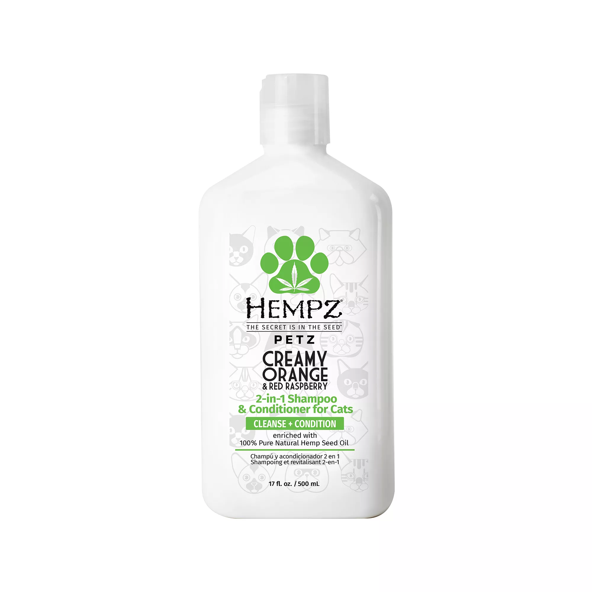 Hempz® Creamy Citrus Orange & Red Raspberry Cat Spray Cat Shampoo