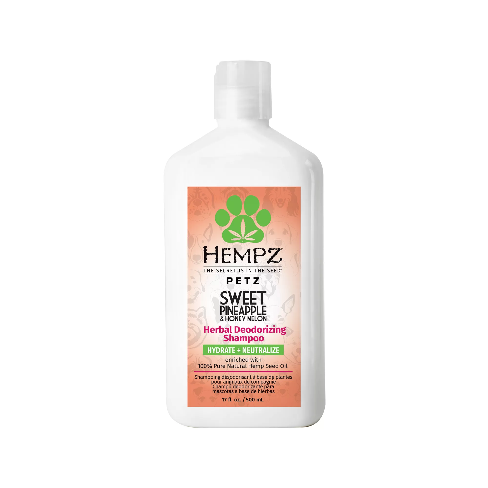 Hempz® Sweet Pineapple & Honey Melon Deodorizing Dog Shampoo