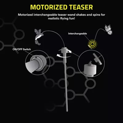 Product Playology® Motorized Hummingbird/Butterfly Teaser Cat Toy