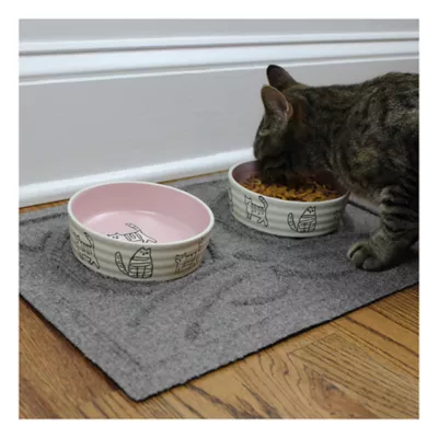 Product Bungalow Flooring Waterhog Kitty Face Pet Mat
