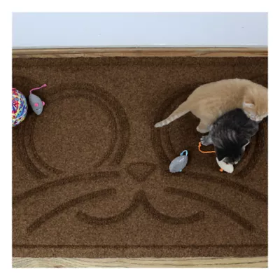 Bungalow Flooring Waterhog Kitty Face Pet Mat - Image 2