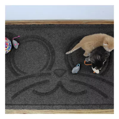 Product Bungalow Flooring Waterhog Kitty Face Pet Mat