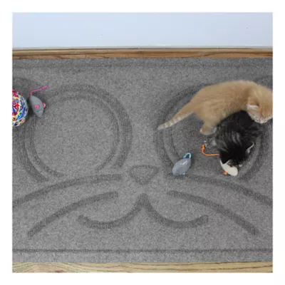 Product Bungalow Flooring Waterhog Kitty Face Pet Mat