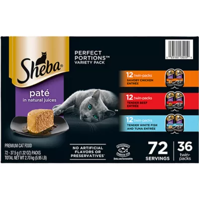 Product Sheba Perfect Portions Adult Cat Wet Food - Pate Variety Pack