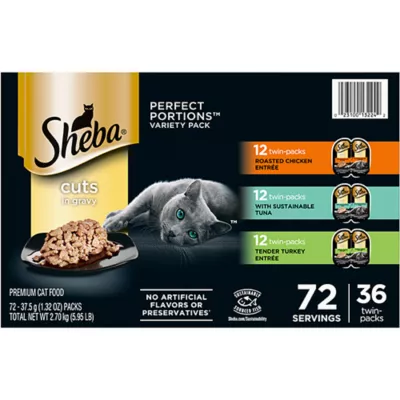 Product Sheba Perfect Portions Adult Cat Wet Food - Cuts in Gravy Variety Pack