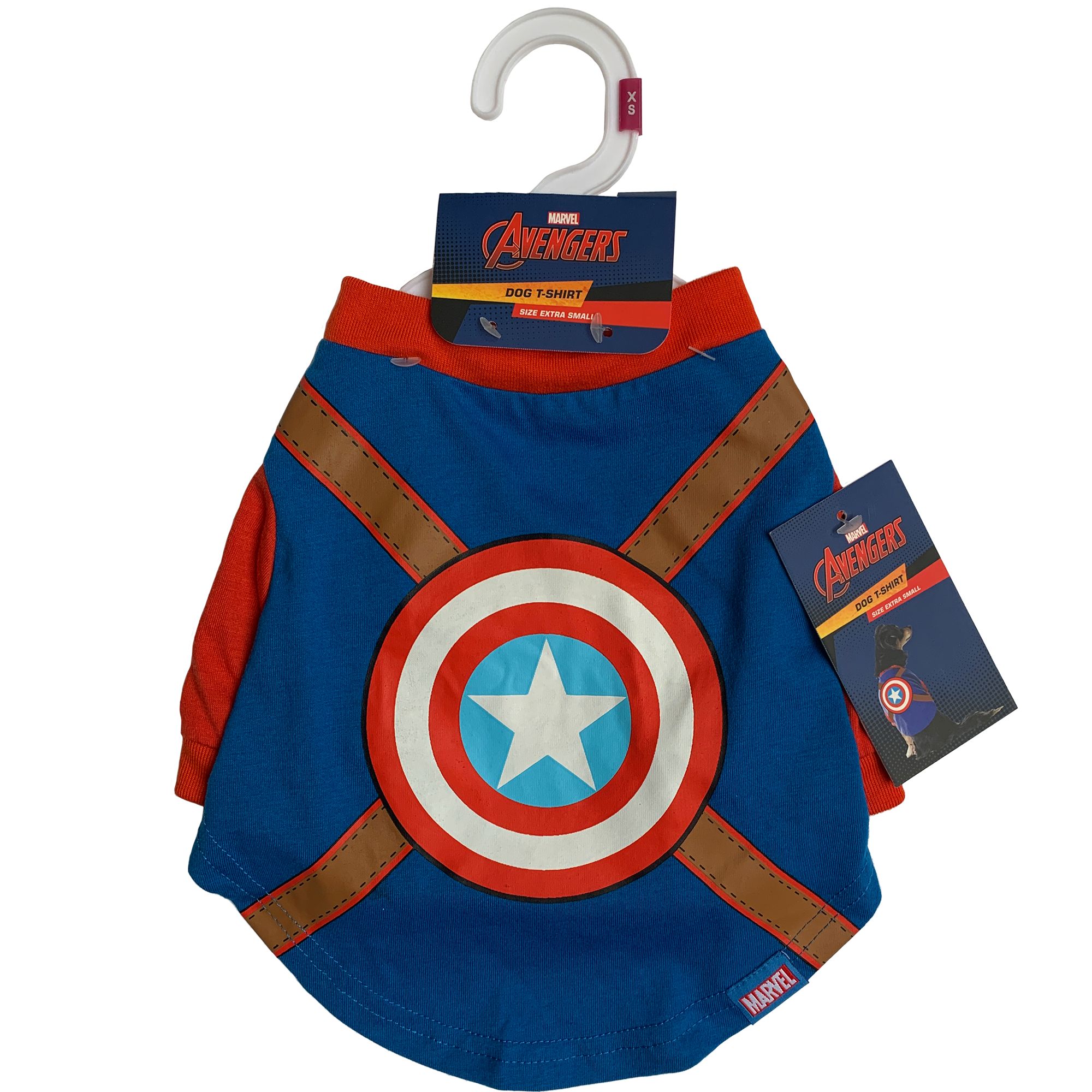 Captain america dog orders shirt