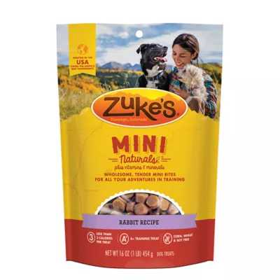 Product Zuke's Mini Naturals Dog Training Treats - Rabbit