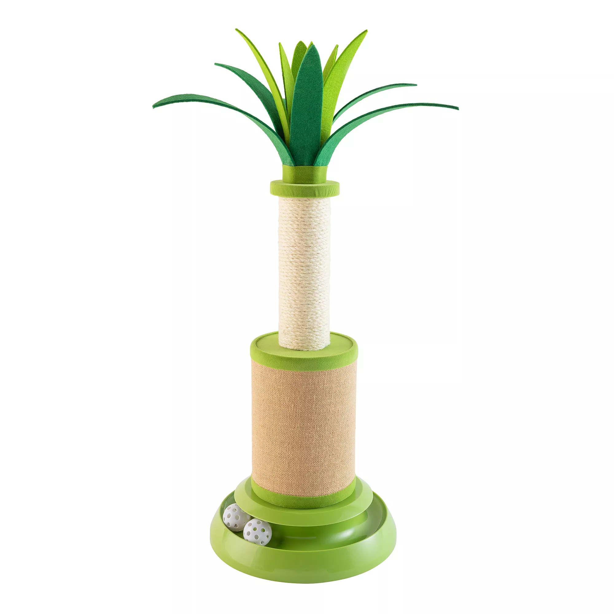 Whisker City® Green Planter Scratching Post