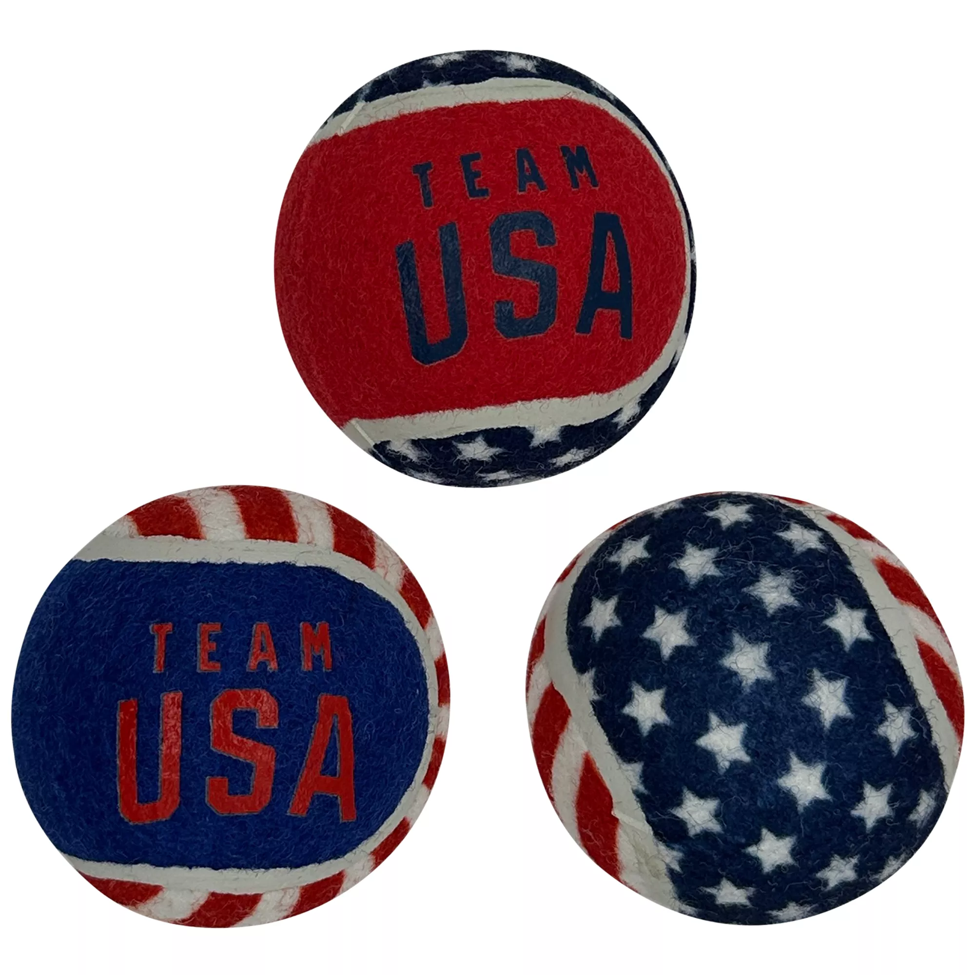  Team USA Tennis Balls, 3 Pack