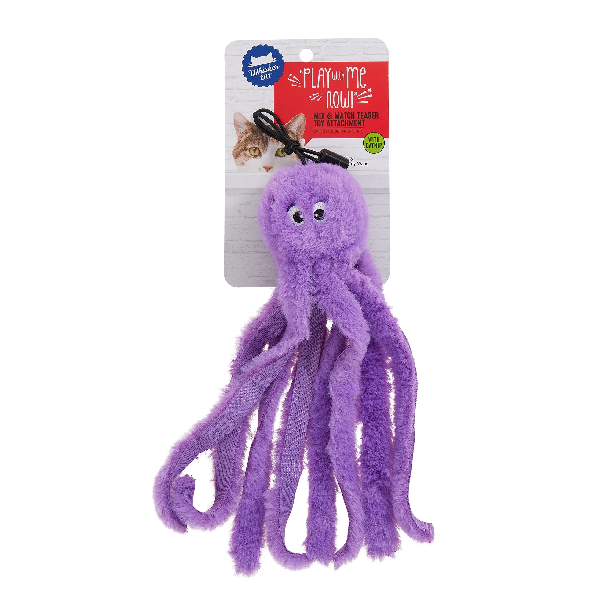 Whisker City Octopus Teaser Attachment Cat Toy