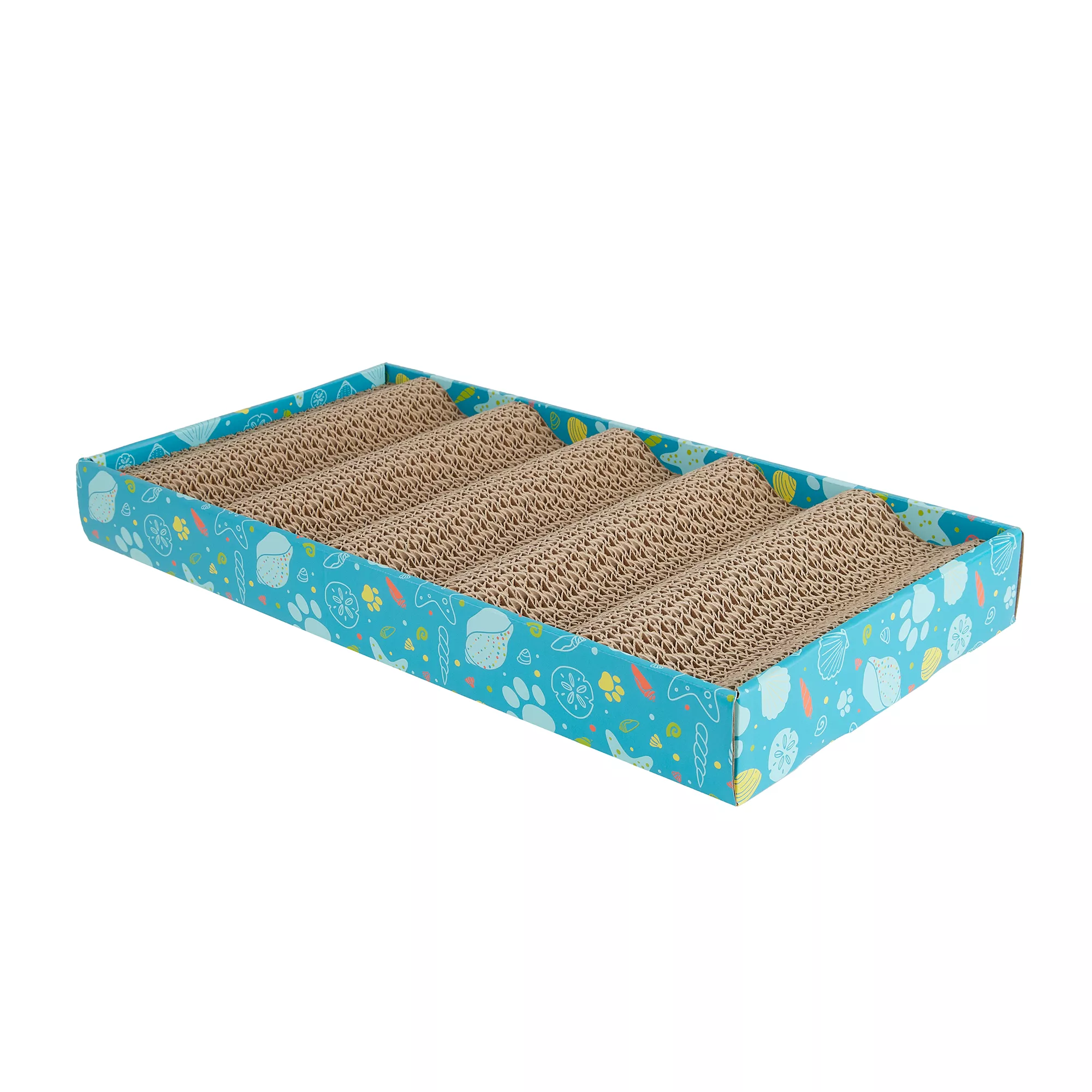 Whisker City Seashell Ripple Double Wide Cat Scratcher