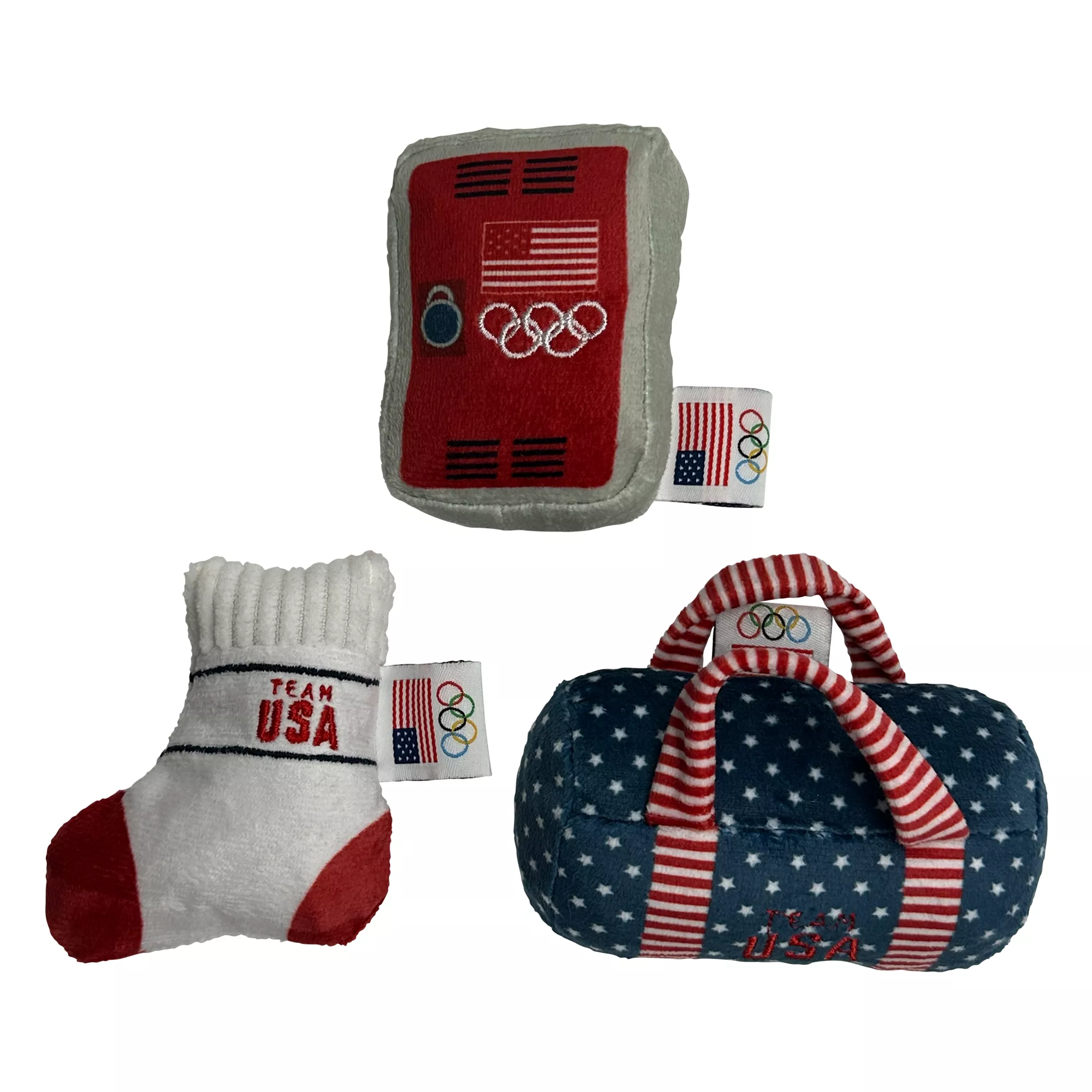 Team USA Plush Gym Set, 3 Pack