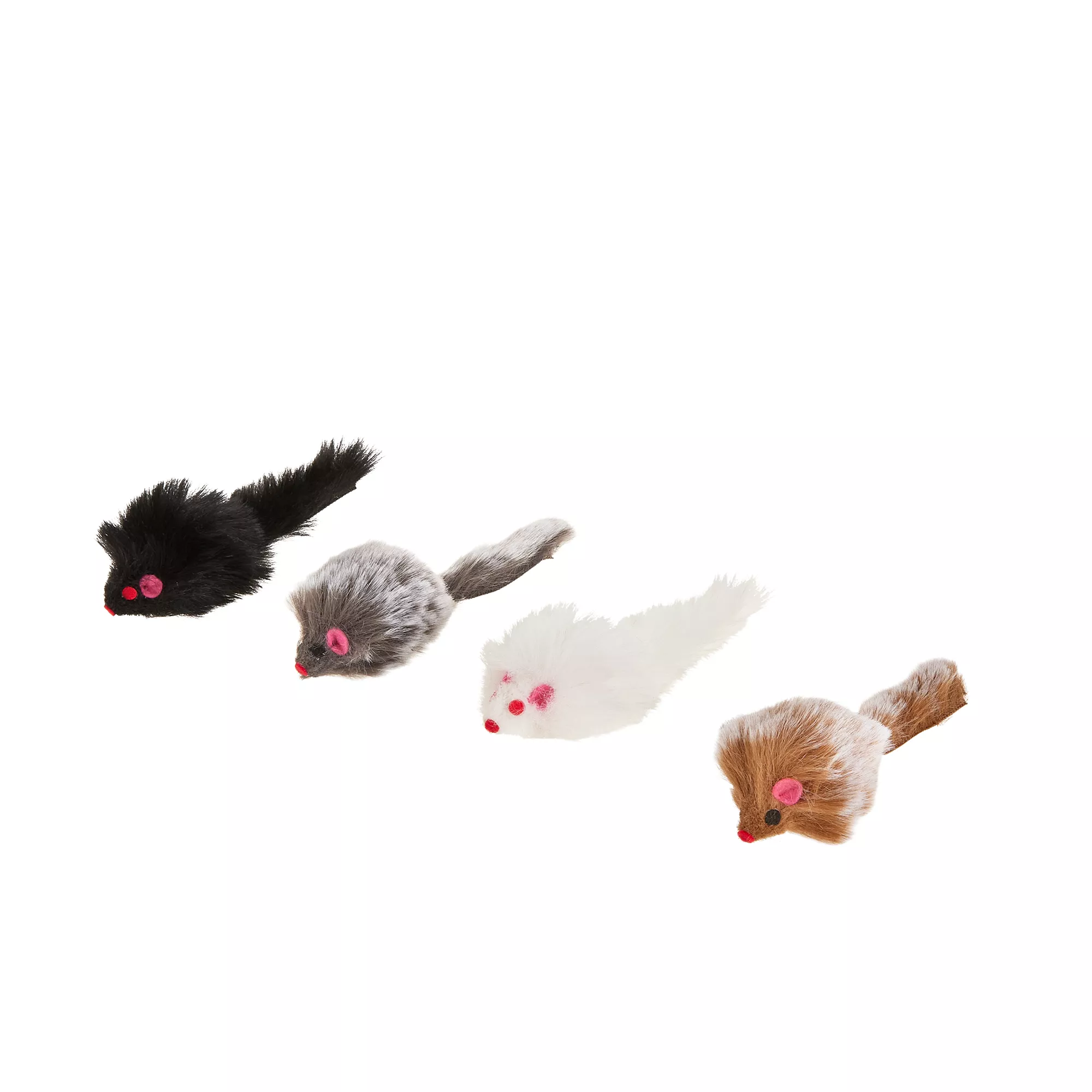 Whisker City Faux Mice, Pack of 4