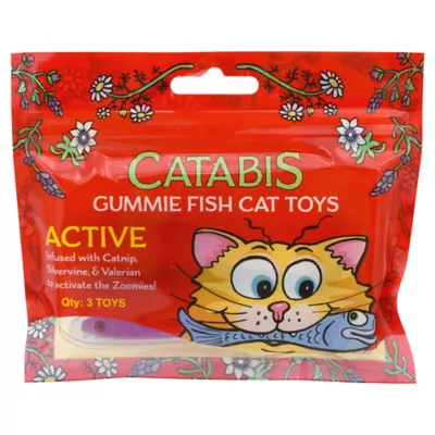 Product Catabis Catnip Gummy Fish, 3 Pack