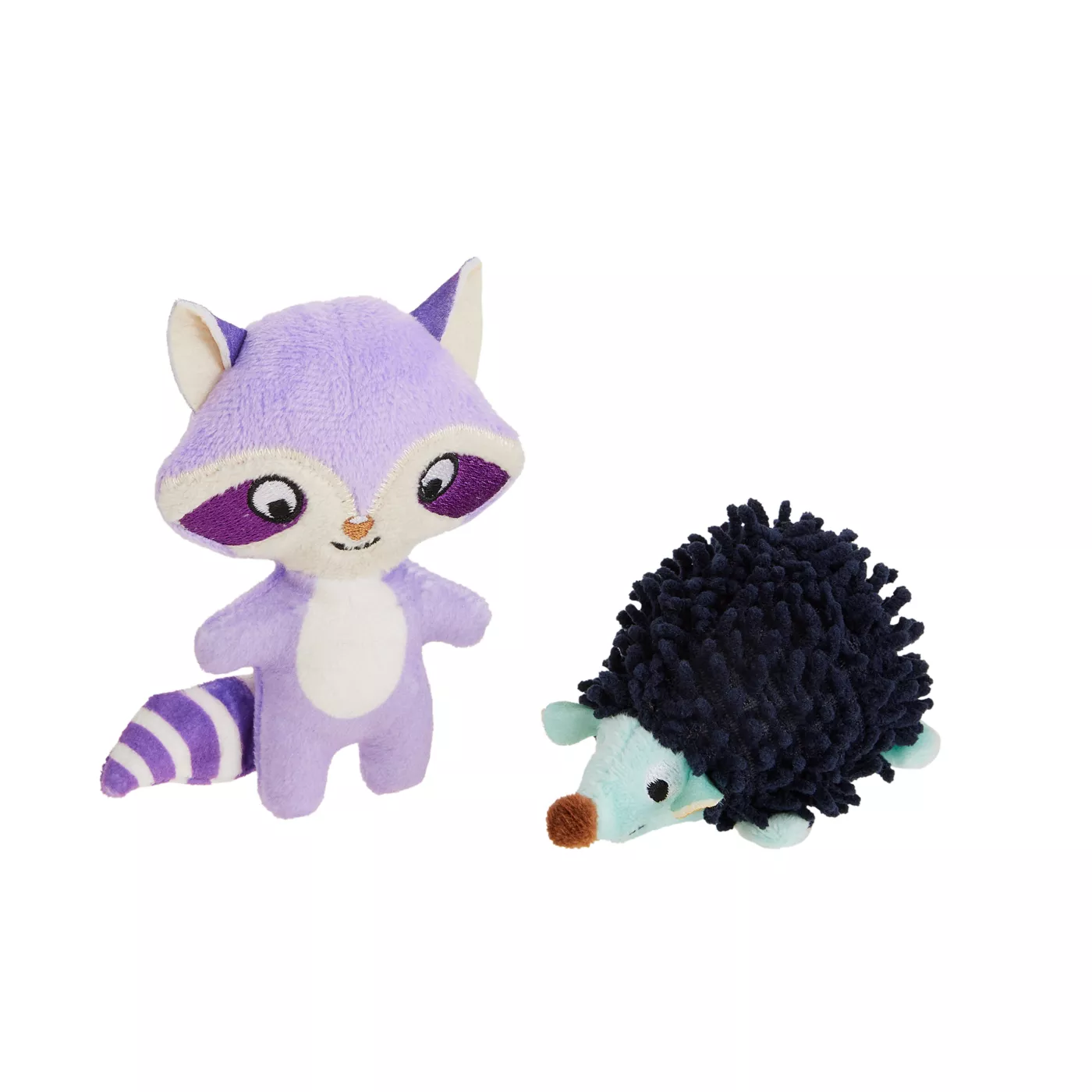 Whisker City Racoon Hedgehog Cat Toys 2 Pack