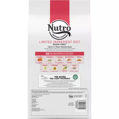Product Nutro Natural Choice Limited Ingredient Adult Dog Food - Grain Free, Salmon & Lentils Recipe