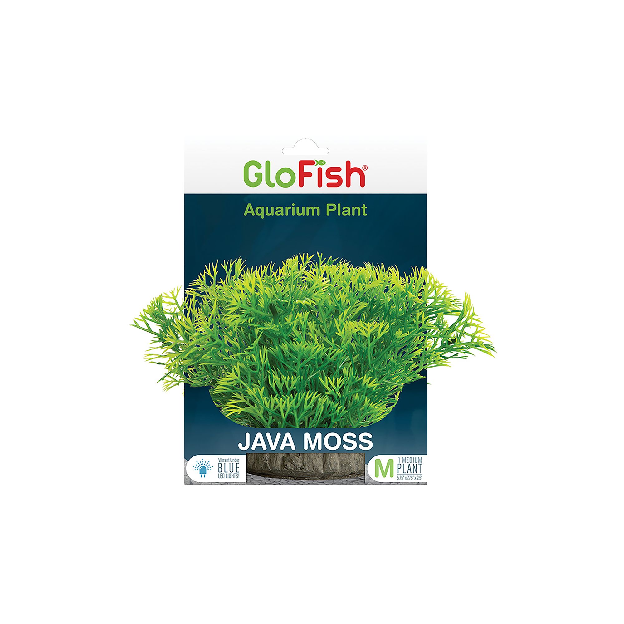 GloFish® Java Moss Plant Colorful Fish Tank Plant Decor - thumbnail 2